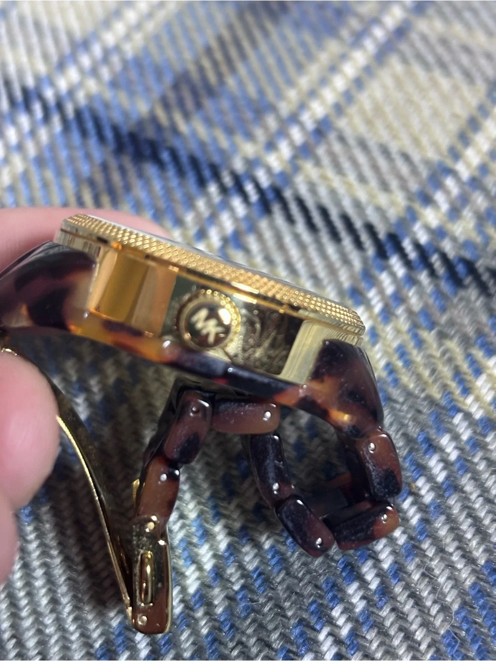 MICHAEL KORS 5038 Tort Ritz Women's Watch Jet Set Tortoise Shell Ladies Watch